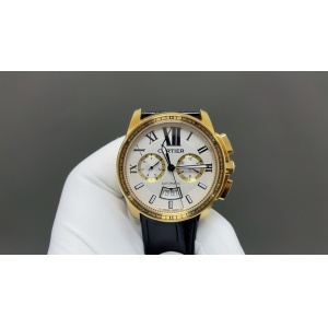$125.00,Cartier Calibre de Cartier Chronograph watch # 296206
