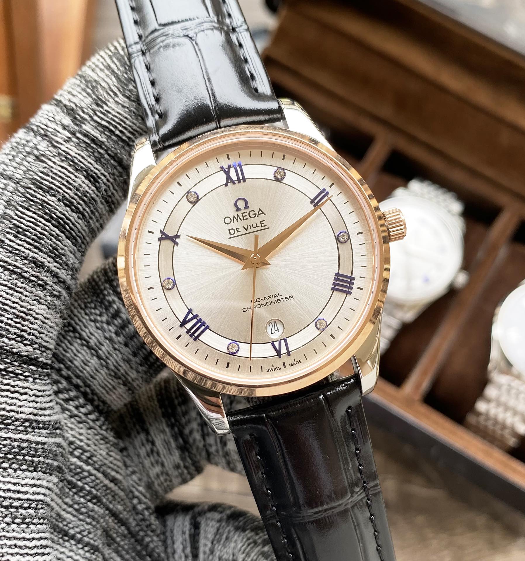 Omega De Ville Prestige Co-Axial Chronometer watch # 296115