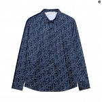 Dior Long Sleeve Shirts For Men # 296283, cheap Dior Shirts
