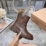 Miumiu Boots For Women # 296557, cheap Miumiu Boots