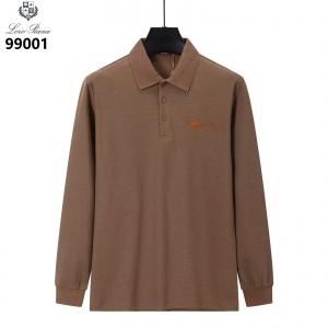 $35.00,Lora Piano Long Sleeve Polo Shirts For Men # 297750