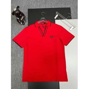 $33.00,Prada Short Sleeve Polo Shirts For Men # 298006