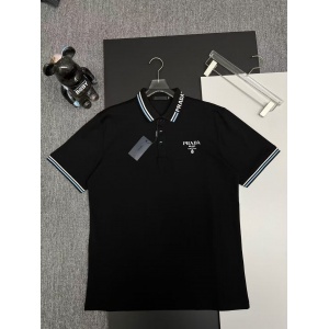 $33.00,Prada Short Sleeve Polo Shirts For Men # 298008