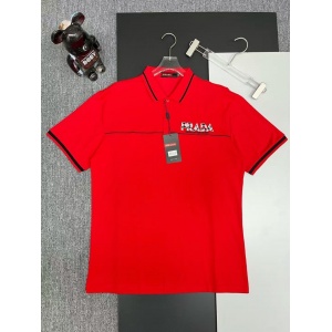 $33.00,Prada Short Sleeve Polo Shirts For Men # 298011