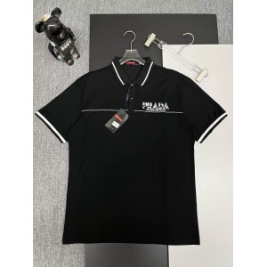 $33.00,Prada Short Sleeve Polo Shirts For Men # 298017