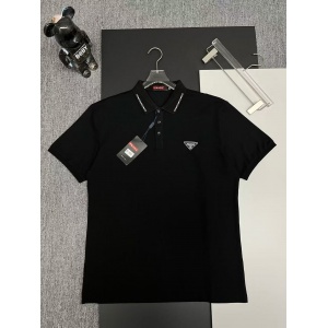 $33.00,Prada Short Sleeve Polo Shirts For Men # 298021