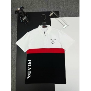$33.00,Prada Short Sleeve Polo Shirts For Men # 298022