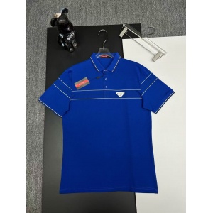 $33.00,Prada Short Sleeve Polo Shirts For Men # 298025