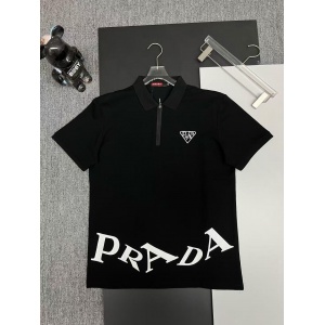 $33.00,Prada Short Sleeve Polo Shirts For Men # 298028