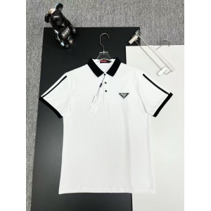$33.00,Prada Short Sleeve Polo Shirts For Men # 298030