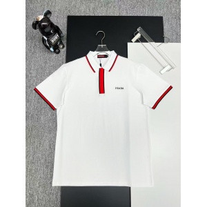 $33.00,Prada Short Sleeve Polo Shirts For Men # 298032
