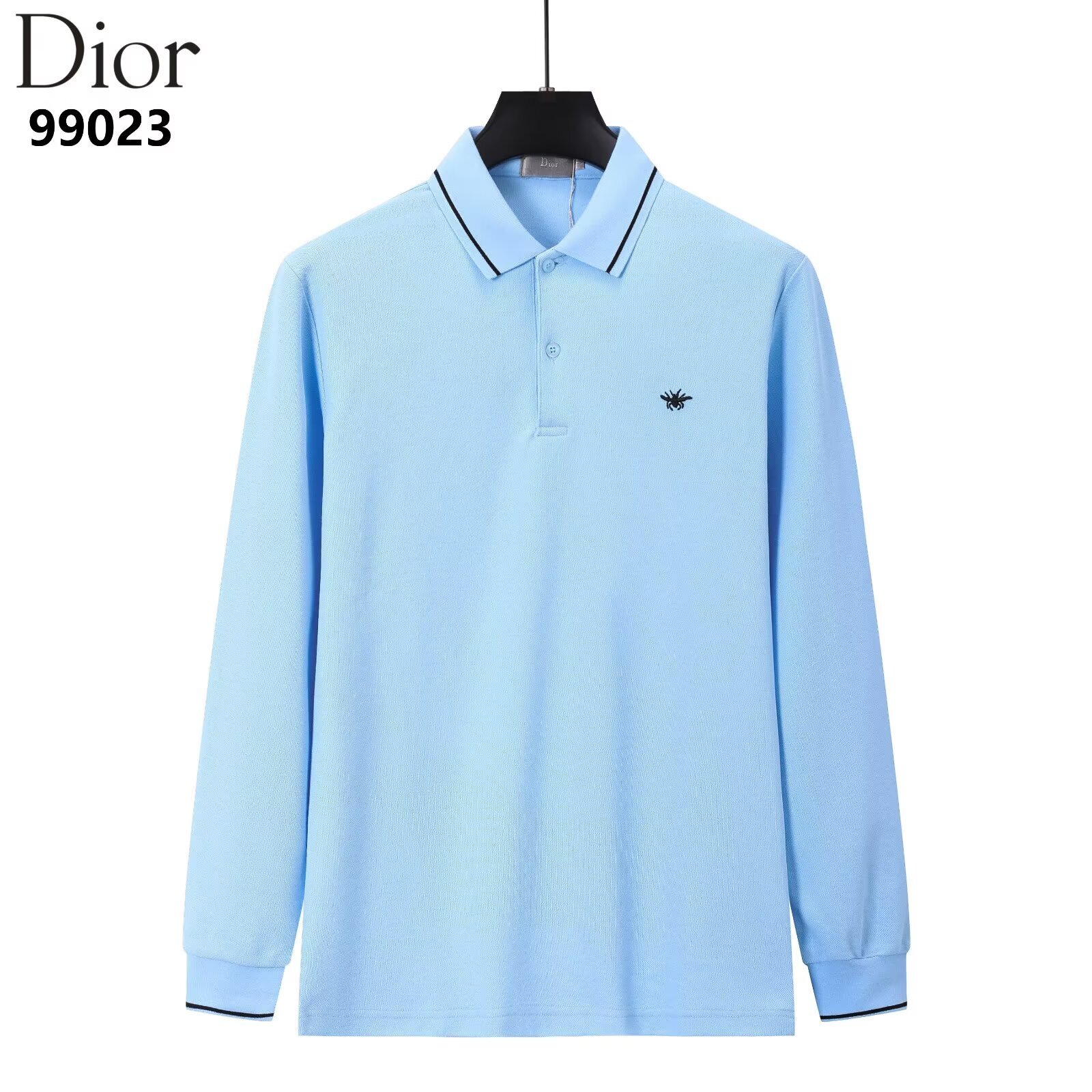 Dior Long Sleeve Polo Shirts For Men # 297771