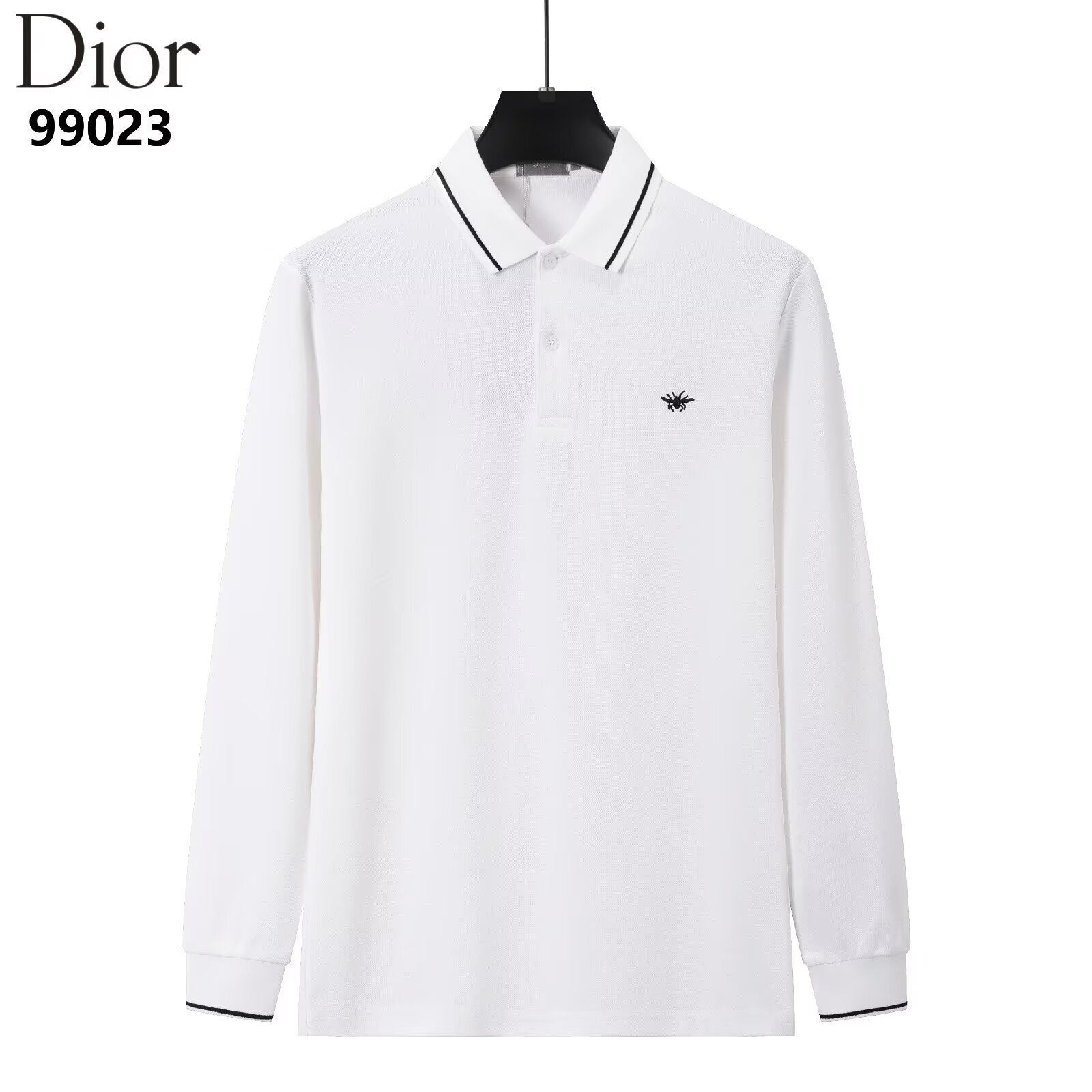 Dior Long Sleeve Polo Shirts For Men # 297772