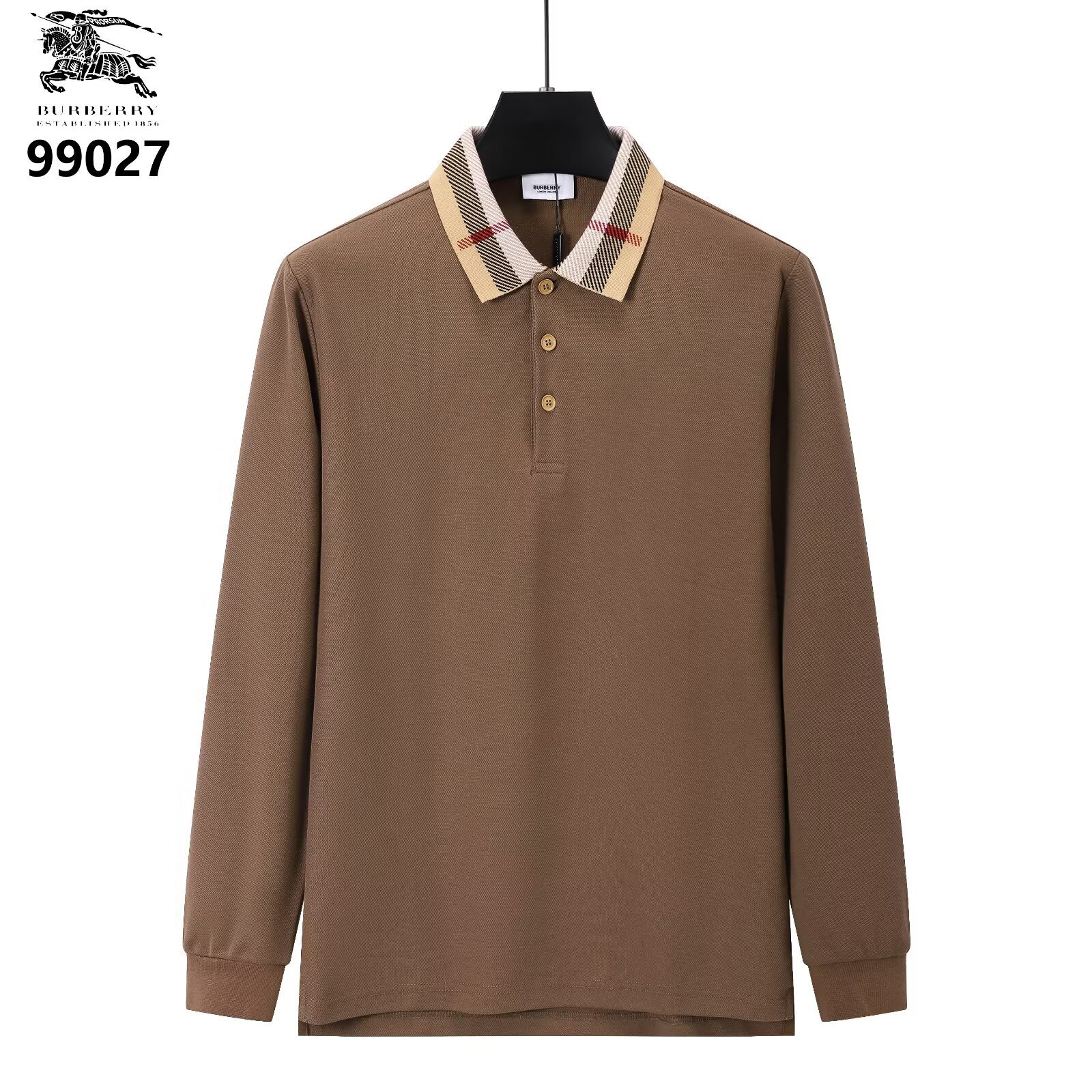 Burberry Long Sleeve Polo Shirts For Men # 297784