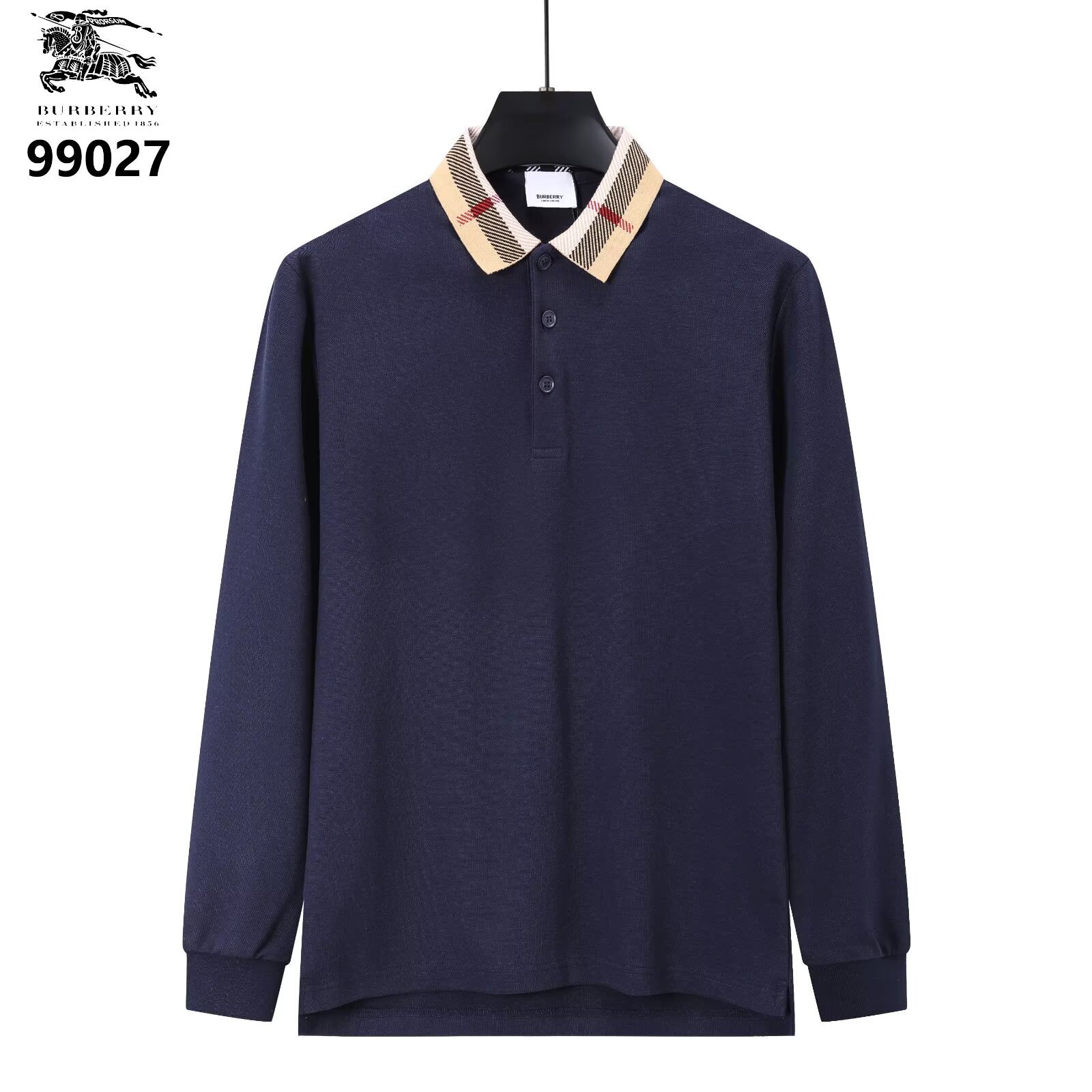 Burberry Long Sleeve Polo Shirts For Men # 297785