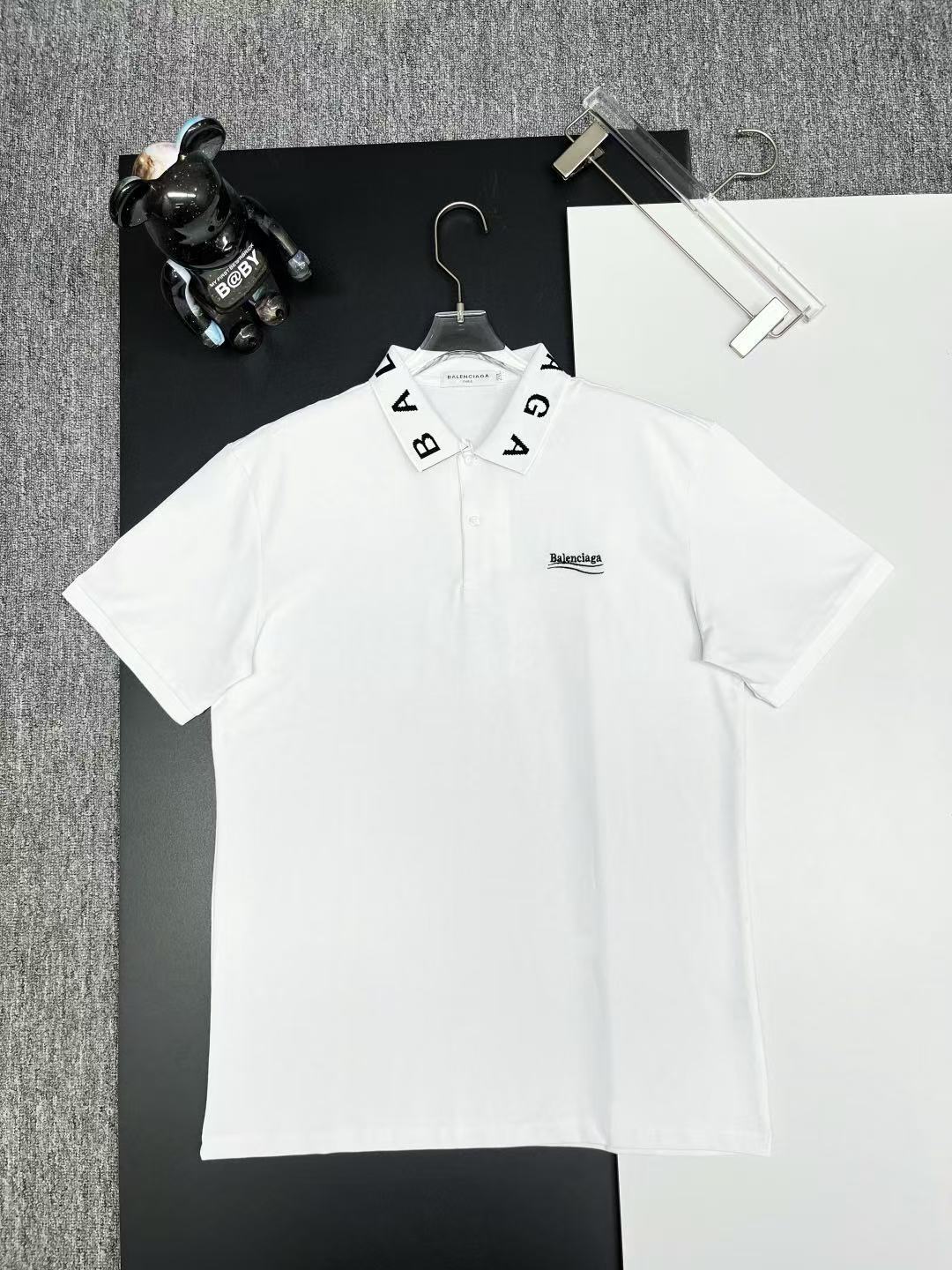 Balenciaga Short Sleeve Polo Shirts For Men # 297804