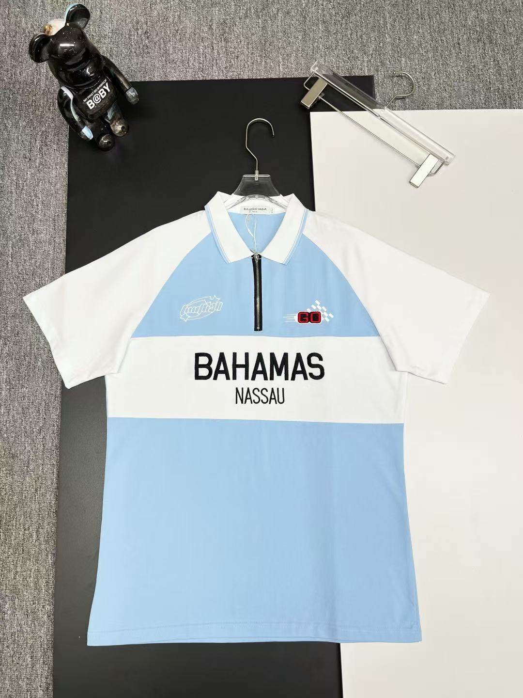 Balenciaga Short Sleeve Polo Shirts For Men # 297808