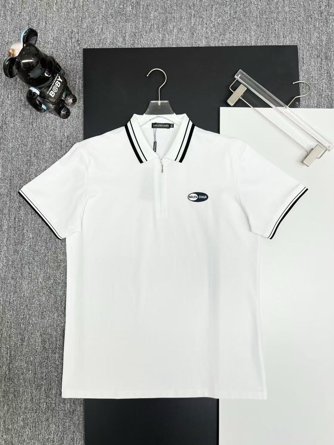 Balenciaga Short Sleeve Polo Shirts For Men # 297809
