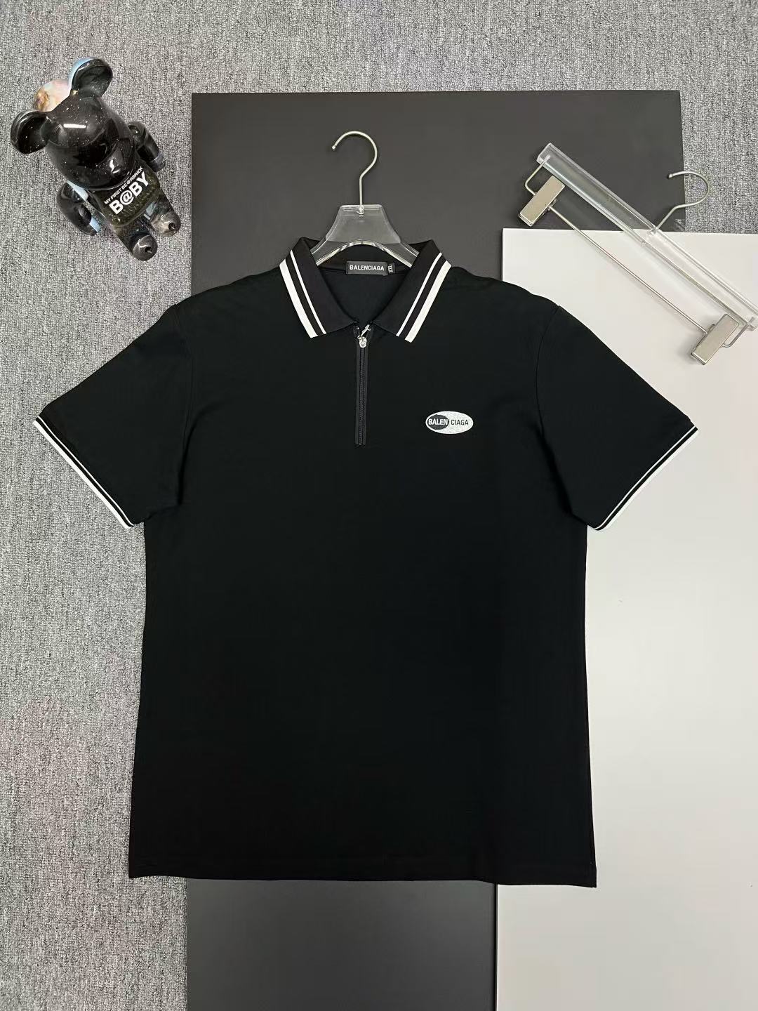Balenciaga Short Sleeve Polo Shirts For Men # 297811