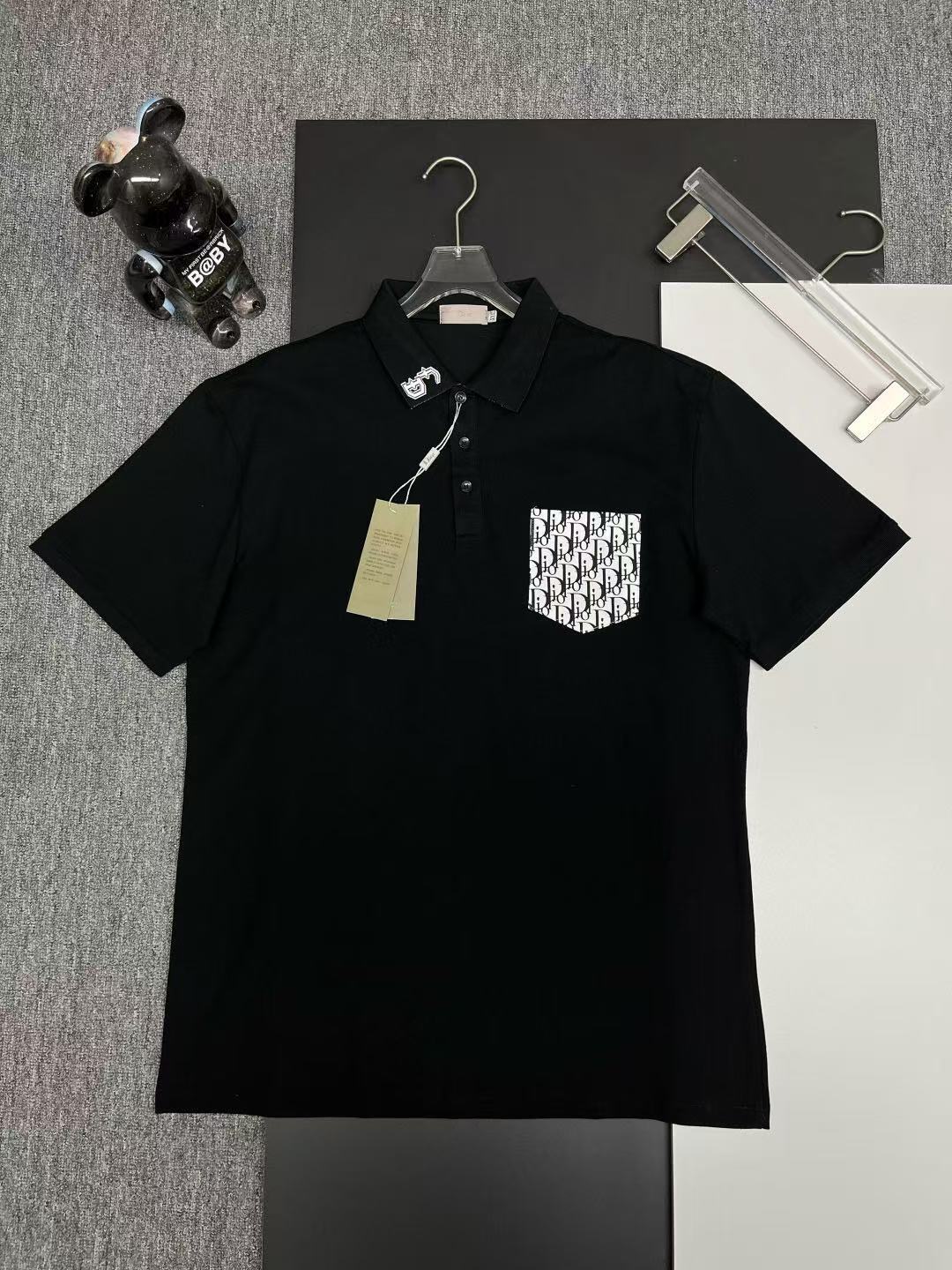 Dior Short Sleeve Polo Shirts For Men # 297816
