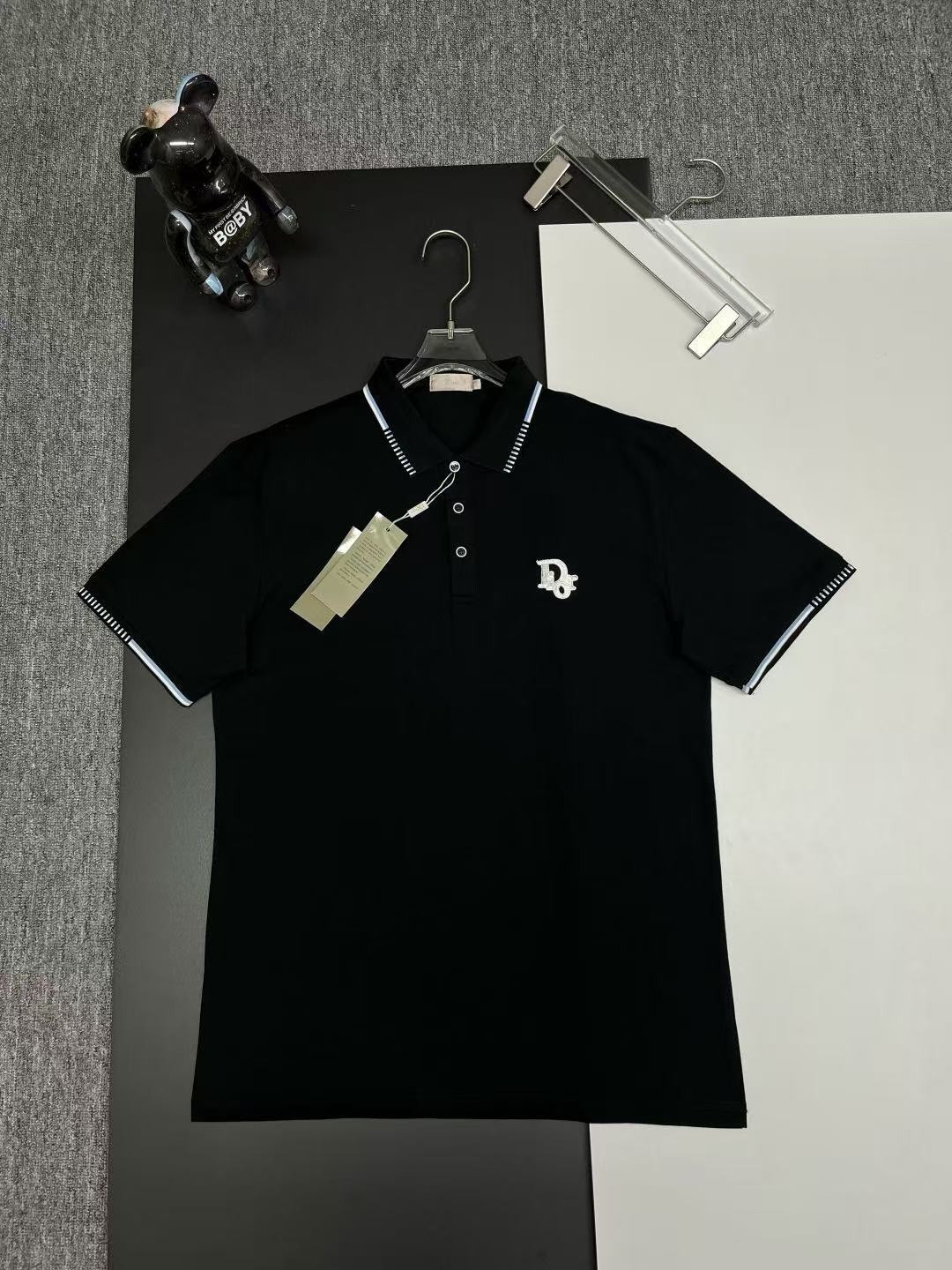 Dior Short Sleeve Polo Shirts For Men # 297819