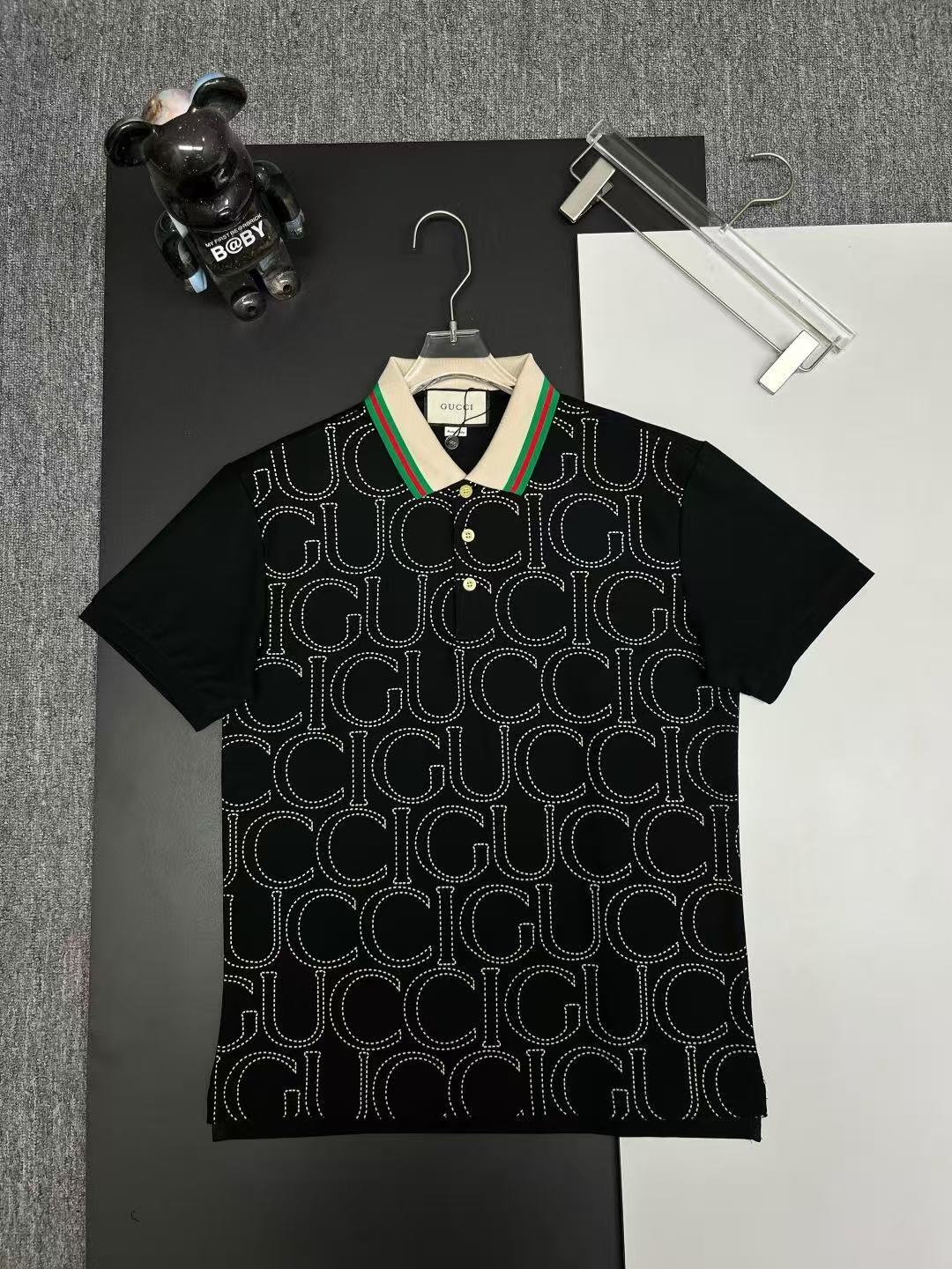 Gucci Short Sleeve Polo Shirts For Men # 297949