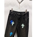 Chrome Hearts Jeans For Men # 297005, cheap Chrome Hearts Jeans