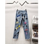 Chrome Hearts Jeans For Men # 297006, cheap Chrome Hearts Jeans