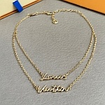 Louis Vuitton Necklace For Women # 297398, cheap LV Necklace