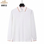 Hermes Long Sleeve Polo Shirts For Men # 297768
