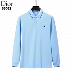 Dior Long Sleeve Polo Shirts For Men # 297771, cheap Dior T Shirts