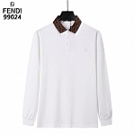 Fendi Long Sleeve Polo Shirts For Men # 297777