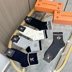 Louis Vuitton Socks For Women # 298216, cheap Louis Vuitton Socks