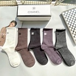 Chanel Socks For Women # 298223, cheap Chanel Socks