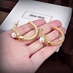 Miumiu Earrings For Women # 298453, cheap Miumiu Earrings