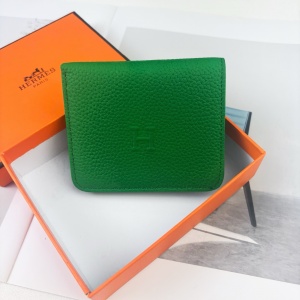 $39.00,Hermes Silk in Togo wallet For Women # 298754
