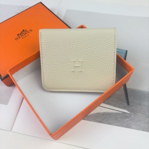 $39.00,Hermes Silk in Togo wallet For Women # 298755