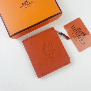 $39.00,Hermes Silk in Togo wallet For Women # 298757