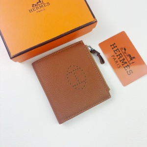 $39.00,Hermes Silk in Togo wallet For Women # 298758