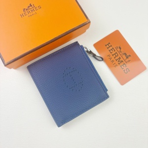 $39.00,Hermes Silk in Togo wallet For Women # 298759