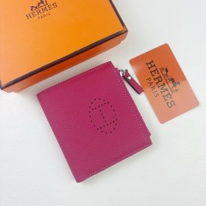 $39.00,Hermes Silk in Togo wallet For Women # 298762