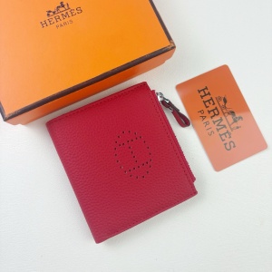 $39.00,Hermes Silk in Togo wallet For Women # 298763