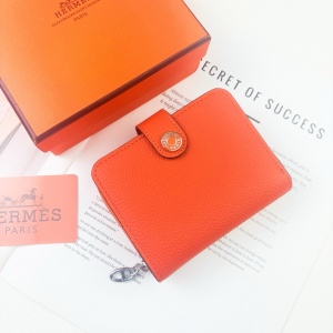 $39.00,Hermes Silk in Togo wallet For Women # 298766