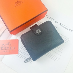 $39.00,Hermes Silk in Togo wallet For Women # 298769