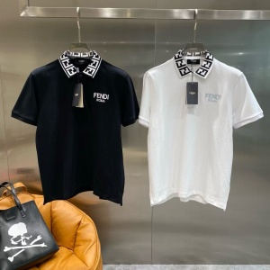 $35.00,Fendi Short Sleeve Polo Shirts One Piece For Men # 299152
