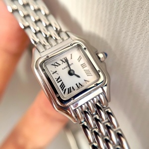 $125.00,Cartier Panthère de Cartier In Silver watch For Women # 299550