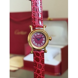 $125.00,Cartier Lady Diabolo in an 18k yellow gold 27mm case Watch For Women # 299552