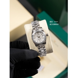 $125.00,Rolex 31mm Lady Datejust watch with an ice blue dial # 299560