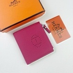 Hermes Silk in Togo wallet For Women # 298762