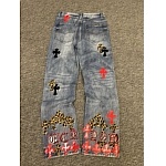 Chrome Hearts Jeans For Men # 298985, cheap Chrome Hearts Jeans